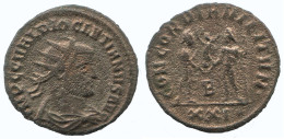 DIOCLETIAN ANTONINIANUS Cyzicus B/xxi AD306 3.5g/21mm #NNN1963.18.D.A - The Tetrarchy (284 AD To 307 AD)