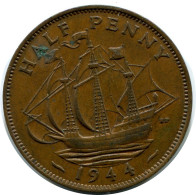 PENNY 1944 UK GROßBRITANNIEN GREAT BRITAIN Münze #AZ035.D.A - D. 1 Penny