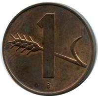 1 RAPPEN 1963 B SWITZERLAND Coin #AY104.3.U.A - Andere & Zonder Classificatie