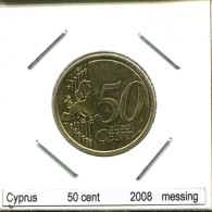 50 CENTS 2008 CHIPRE CYPRUS Moneda #AS469.E.A - Chipre
