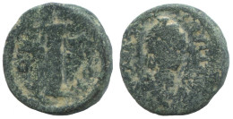 DECANUMMI AUTHENTIC ORIGINAL ANCIENT BYZANTINE Coin 2.9g/16mm #AA550.19.U.A - Bizantine