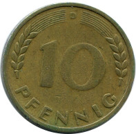 10 PFENNIG 1949 D BRD ALLEMAGNE Pièce GERMANY #DB964.F.A - 10 Pfennig
