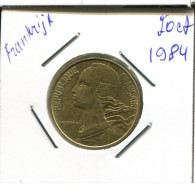 20 CENTIMES 1984 FRANCIA FRANCE Moneda #AN899.E.A - 20 Centimes