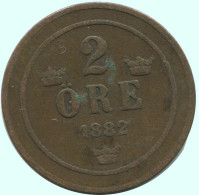 2 ORE 1882 SUECIA SWEDEN Moneda #AC922.2.E.A - Zweden