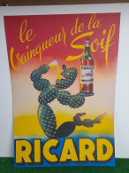 RICARD CACTUS - AFFICHE POSTER - Alkohol