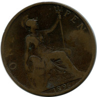PENNY 1896 UK GBAN BRETAÑA GREAT BRITAIN Moneda #AZ072.E.A - D. 1 Penny