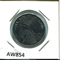 100 LIRE 1980 VATICAN Coin JJoan Paul II (1978-2005) #AW854.U.A - Vaticano (Ciudad Del)