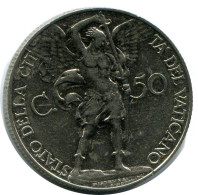 50 CENTESIMI 1930 VATICANO VATICAN Moneda Pius XI (1922-1939) #AH324.16.E.A - Vatikan