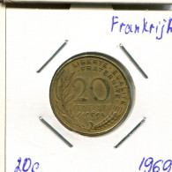 20 CENTIMES 1969 FRANCIA FRANCE Moneda #AM165.E.A - 20 Centimes