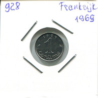 1 CENTIME 1969 FRANCE Coin French Coin #AM945.U.A - 1 Centime