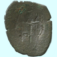 Authentique Original Antique BYZANTIN EMPIRE Trachy Pièce 2g/24mm #AG648.4.F.A - Byzantinische Münzen