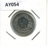 1 FRANC 1975 SUIZA SWITZERLAND Moneda #AY054.3.E.A - Otros & Sin Clasificación