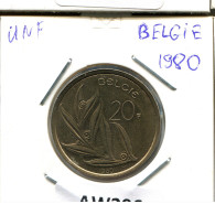 20 FRANCS 1988 DUTCH Text BELGIQUE BELGIUM Pièce I #AW296.F.A - 20 Francs