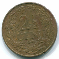 2 1/2 CENT 1965 CURACAO Netherlands Bronze Colonial Coin #S10234.U.A - Curacao