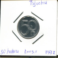 50 HELLER 1997 CZECH REPUBLIC Coin #AP729.2.U.A - República Checa