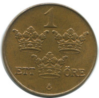1 ORE 1940 SWEDEN Coin #AD365.2.U.A - Zweden