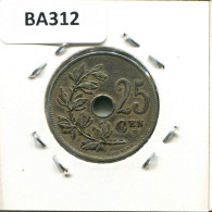 25 CENTIMES 1927 DUTCH Text BÉLGICA BELGIUM Moneda #BA312.E.A - 25 Cent