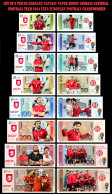 UEFA European Football Championship 2024 Qualified Country   Georgia 8 Pieces Germany Fantasy Paper Money - [15] Commemoratives & Special Issues