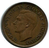 FARTHING 1939 UK GROßBRITANNIEN GREAT BRITAIN Münze #AN517.D.A - B. 1 Farthing