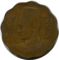 10 MILLIEMES 1943 EGYPT Islamic Coin #AH610.3.U.A - Egitto