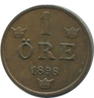 1 ORE 1898 SUECIA SWEDEN Moneda #AD256.2.E.A - Zweden