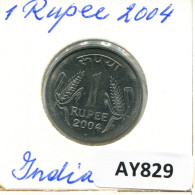 1 RUPEE 2004 INDIA Moneda #AY829.E.A - Indien