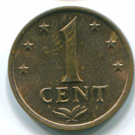 1 CENT 1974 ANTILLES NÉERLANDAISES Bronze Colonial Pièce #S10668.F.A - Nederlandse Antillen