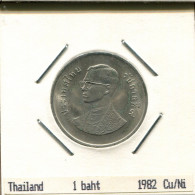 1 BAHT 1982 THAILAND Münze #AR997.D.A - Tailandia