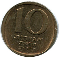 10 NEW AGOROT 1982 ISRAEL Coin #AK333.U.A - Israël