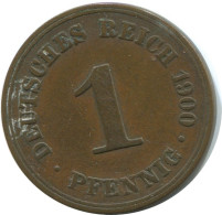 1 PFENNIG 1900 A ALEMANIA Moneda GERMANY #AD438.9.E.A - 1 Pfennig