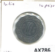10 PAISE 1972 INDIA Moneda #AX786.E.A - Inde