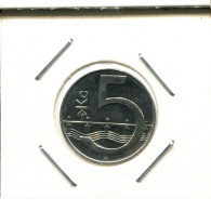 5 KORUN 1993 CHECOSLOVAQUIA CZECHOESLOVAQUIA SLOVAKIA Moneda #AS545.E.A - Checoslovaquia