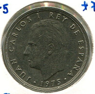 50 PESETAS 1975 SPANIEN SPAIN Münze #W10538.2.D.A - 50 Peseta