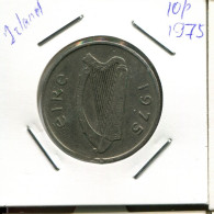 10 PENCE 1975 IRLANDE IRELAND Pièce #AN607.F.A - Ierland