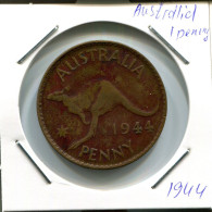 1 PENNY 1944 AUSTRALIE AUSTRALIA Pièce #AR409.F.A - Penny
