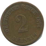 2 PFENNIG 1874 A GERMANY Coin #AD483.9.U.A - 2 Pfennig
