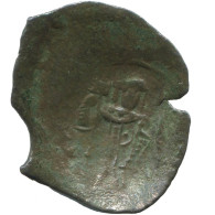 Authentic Original Ancient BYZANTINE EMPIRE Trachy Coin 1g/19mm #AG717.4.U.A - Byzantium