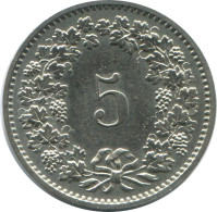 5 RAPPEN 1974 SWITZERLAND Coin HELVETIA #AD971.2.U.A - Altri & Non Classificati
