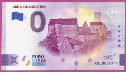 0-Euro XELM 2022-2 # 0079 ! BURG GNANDSTEIN - Private Proofs / Unofficial
