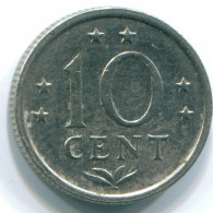 10 CENTS 1971 ANTILLAS NEERLANDESAS Nickel Colonial Moneda #S13442.E.A - Nederlandse Antillen