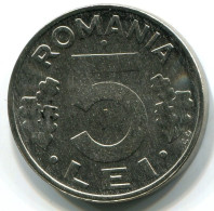 5 LEI 1992 ROUMANIE ROMANIA UNC Eagle Coat Of Arms V.G Mark Pièce #W11338.F.A - Romania