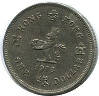 1 DOLLAR 1978 HONG KONG Coin #AZ150.U.A - Hong Kong