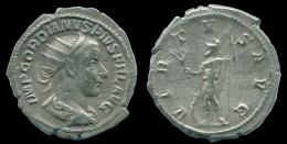GORDIAN III AR ANTONINIANUS ROME Mint AD 239 VIRTVS AVG #ANC13151.35.F.A - The Military Crisis (235 AD Tot 284 AD)