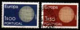 PORTUGAL   -  1970 .  Y&T N° 1073 / 1074 Oblitérés.  EUROPA - Gebruikt
