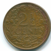 2 1/2 CENT 1965 CURACAO Netherlands Bronze Colonial Coin #S10219.U.A - Curacao
