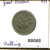 SHILLING 1950 UK GRANDE-BRETAGNE GREAT BRITAIN Pièce #BB088.F.A - I. 1 Shilling