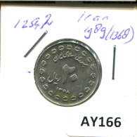 IRAN 20 RIALS 1989 / 1368 ISLAMIC COIN #AY166.2.U.A - Irán