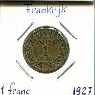 1 FRANC 1927 FRANCE Pièce Chambers Of Commerce Pièce Française #AM272.F.A - 1 Franc