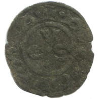 CRUSADER CROSS Authentic Original MEDIEVAL EUROPEAN Coin 0.5g/16mm #AC355.8.D.A - Other - Europe