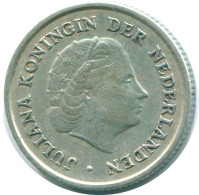 1/10 GULDEN 1960 NETHERLANDS ANTILLES SILVER Colonial Coin #NL12251.3.U.A - Antillas Neerlandesas